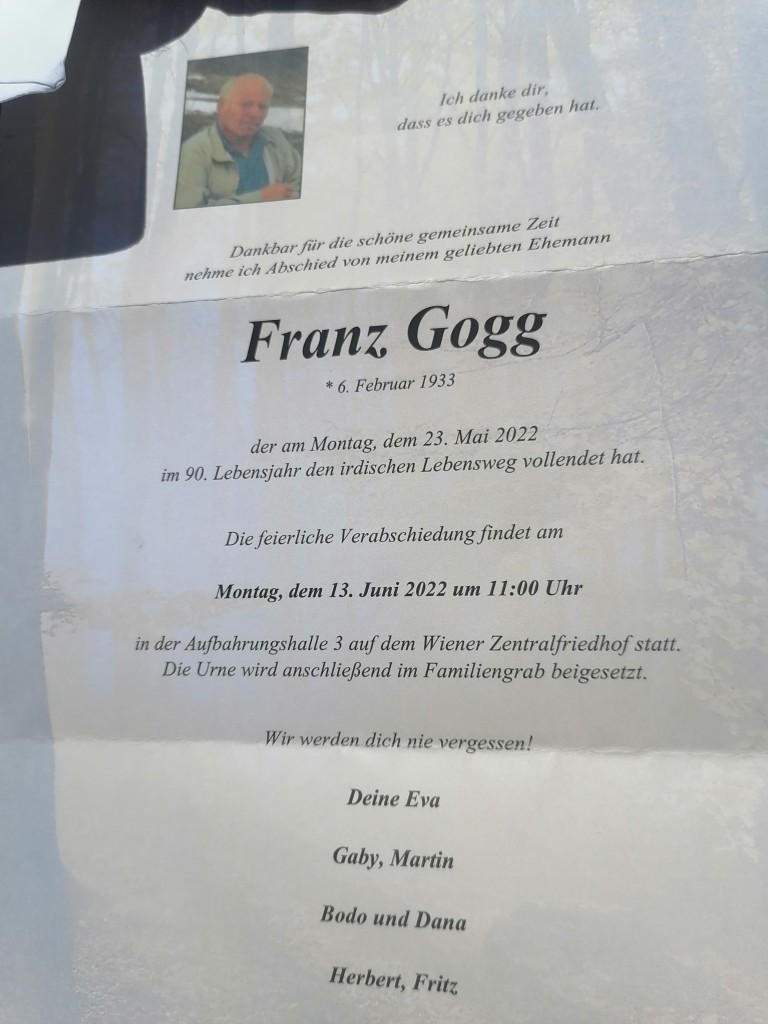 Franz Gogg †